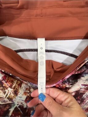lululemon athletica Rust Brown Active Leggings